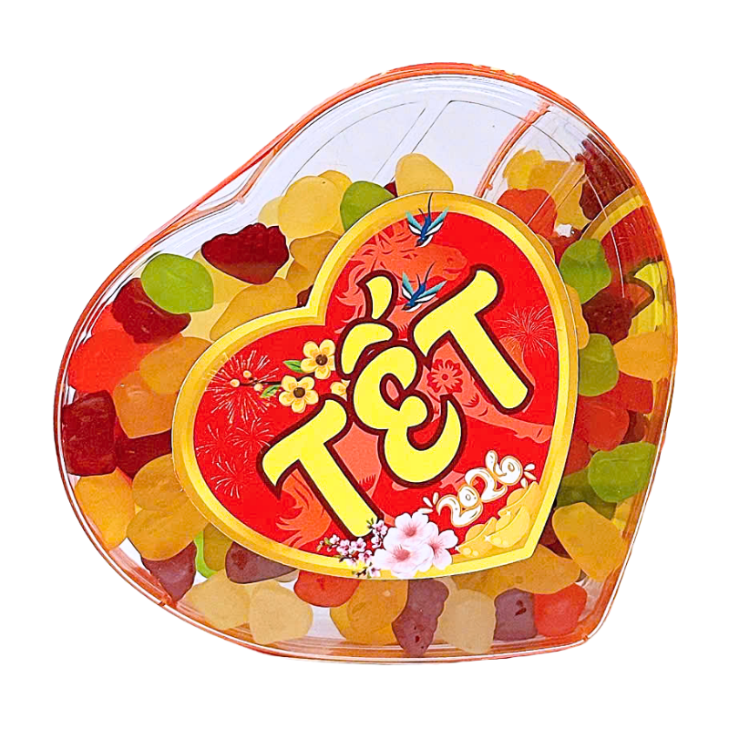 Phân phối kẹo Dẻo Chip Chip Hương Trái Cây 300g - Hộp Trái Tim Hộp Quà Tết 2026 4 Phân phối kẹo Dẻo Chip Chip Hương Trái Cây 300g - Hộp Trái Tim Hộp Quà Tết 2026
