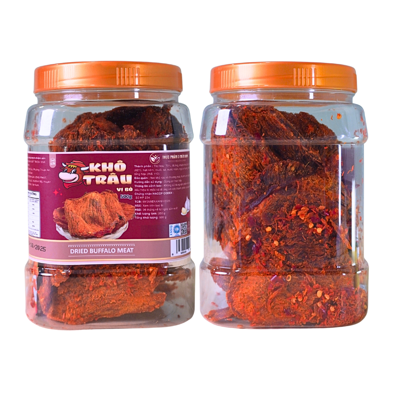 Sỉ khô Trâu Miếng Tẩm Vị Bò 500g Thơm Ngon 9 Sỉ khô Trâu Miếng Tẩm Vị Bò 500g Thơm Ngon