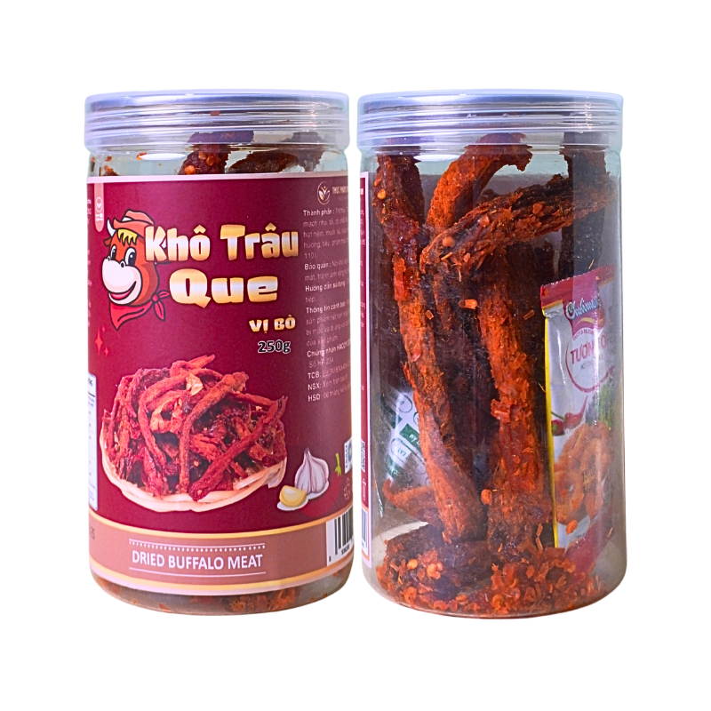 Khô Trâu Que Tẩm Vị Bò 250g Thơm Ngon 8 Khô Trâu Que Tẩm Vị Bò 250g Thơm Ngon