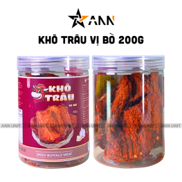 Khô Trâu Miếng Tẩm Vị Bò 200g Thơm Ngon - 8936208938895