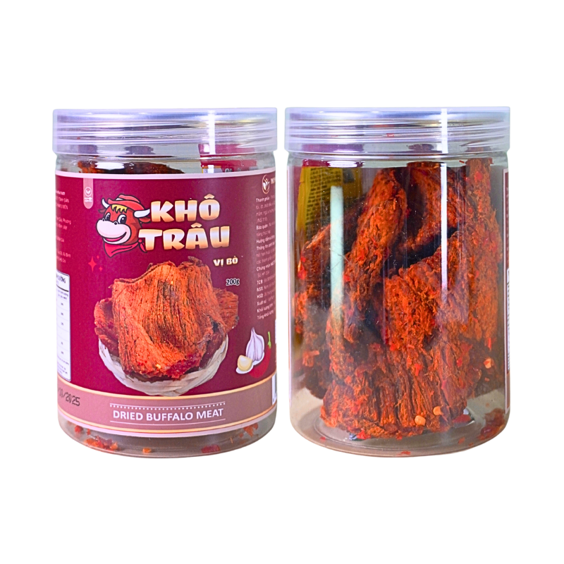 Khô Trâu Miếng Tẩm Vị Bò 200g Thơm Ngon 10 Khô Trâu Miếng Tẩm Vị Bò 200g Thơm Ngon