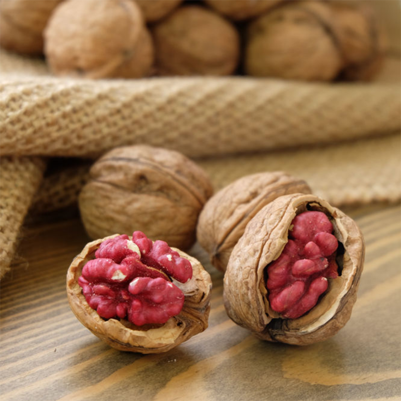 26971_168_20251106102921.png Quả Óc Chó Ruột Đỏ Tách Vỏ 230g - Hộp Tròn Nhỏ Hộp Quà Tết 2026 - QOCTVHTN230G