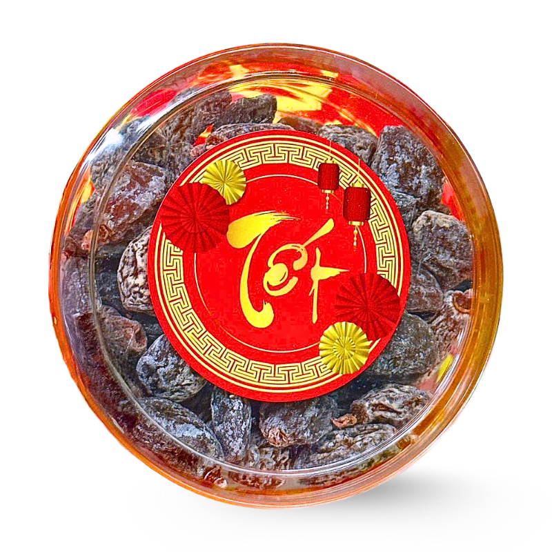 Ô Mai Mơ 300g Hộp Tròn Nhỏ Hộp Quà Tết 2026 7 Ô Mai Mơ 300g Hộp Tròn Nhỏ Hộp Quà Tết 2026