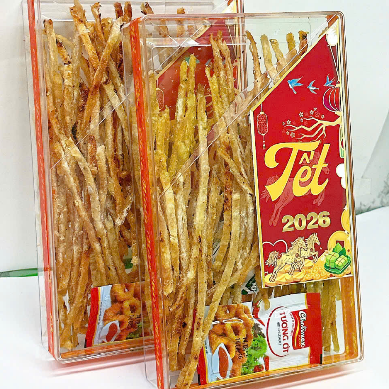 Phân phối cá Bống Tẩm Gia Vị Que 300g - Hộp Chữ Nhật Lớn 2 Phân phối cá Bống Tẩm Gia Vị Que 300g - Hộp Chữ Nhật Lớn