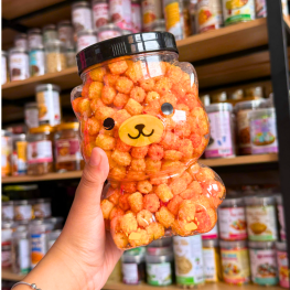 Nui Chiên Bơ Cay Thơm Ngon 330g - Hũ Gấu Lớn - NCBCHGL330G