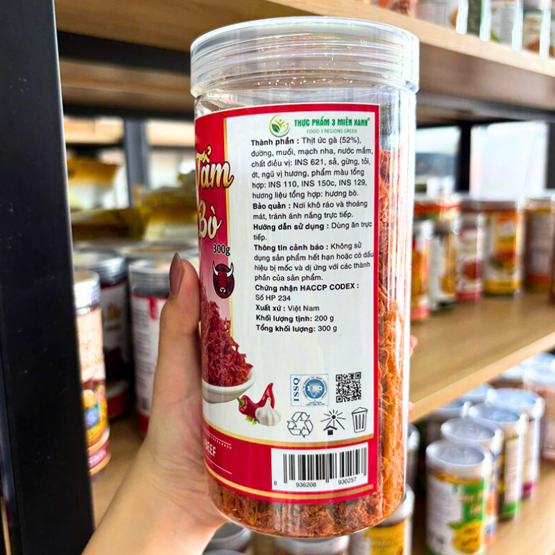 Khô Tẩm Vị Bò 300g Hộp Pet Thơm Ngon 5 Khô Tẩm Vị Bò 300g Hộp Pet Thơm Ngon