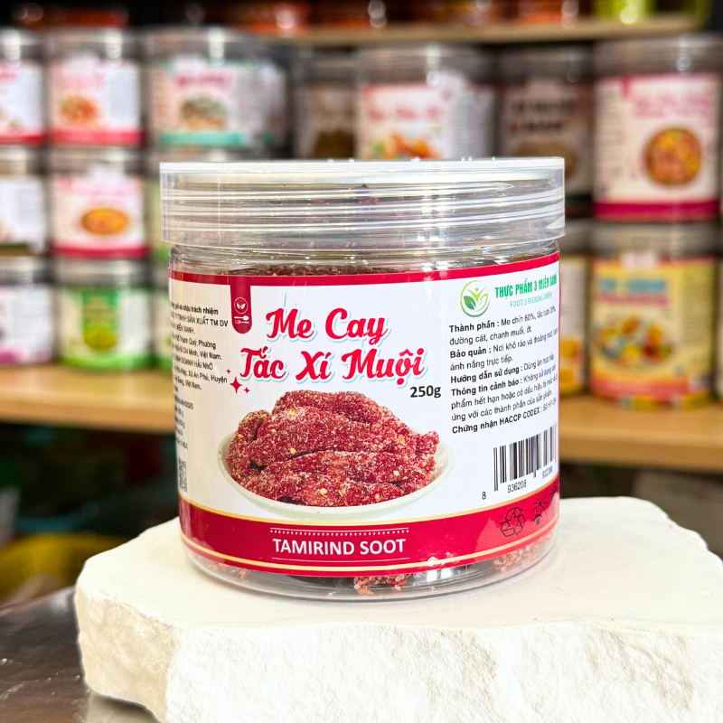 Kẹo Me Cay Tắc Xí Muội Mini 250g - Hộp Pet 7 Kẹo Me Cay Tắc Xí Muội Mini 250g - Hộp Pet