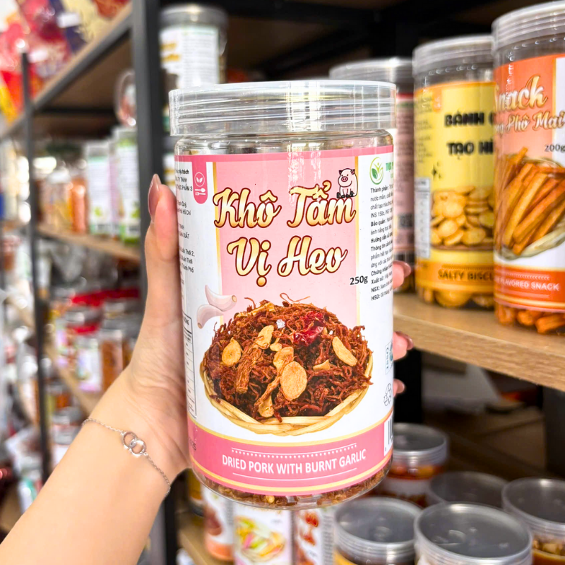 Khô Tẩm Vị Heo 250g Hộp Pet Thơm Ngon 6 Khô Tẩm Vị Heo 250g Hộp Pet Thơm Ngon