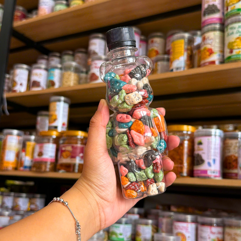 Sỉ kẹo Socola Sỏi Đá 200g - Chai Gấu Nhỏ 6 Sỉ kẹo Socola Sỏi Đá 200g - Chai Gấu Nhỏ