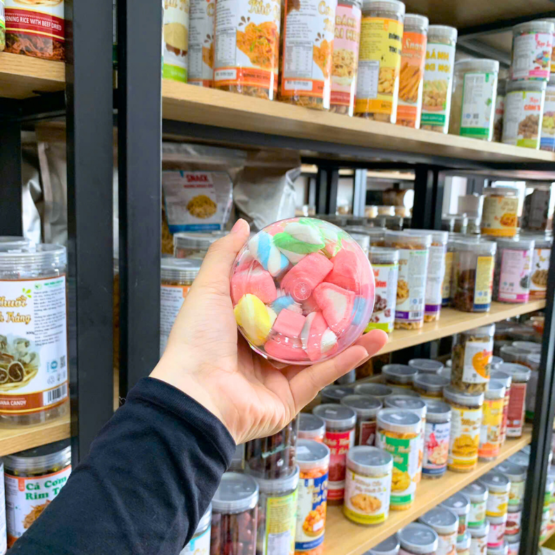 Bảng giá sỉ kẹo Dẻo Bông Marshmallow Mini 150g - Hộp Pet 6 Bảng giá sỉ kẹo Dẻo Bông Marshmallow Mini 150g - Hộp Pet