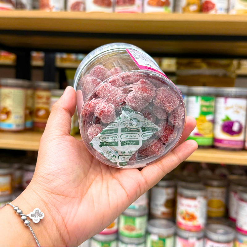 Kẹo Hương Dâu Tây Mini 250g - Hộp Pet 8 Kẹo Hương Dâu Tây Mini 250g - Hộp Pet