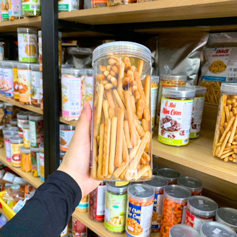 Bánh Quy Tạo Hình (Quy Đũa) 250g - Hộp Pet 5 Bánh Quy Tạo Hình (Quy Đũa) 250g - Hộp Pet