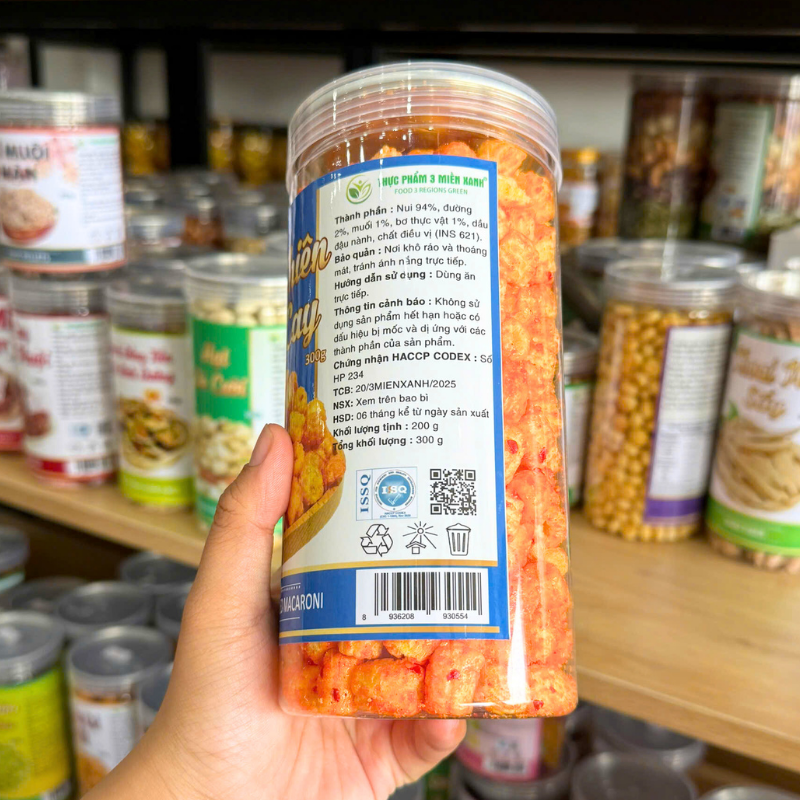 Bảng giá sỉ nui Chiên Bơ Cay Thơm Ngon 300g - Hộp Pet 5 Bảng giá sỉ nui Chiên Bơ Cay Thơm Ngon 300g - Hộp Pet