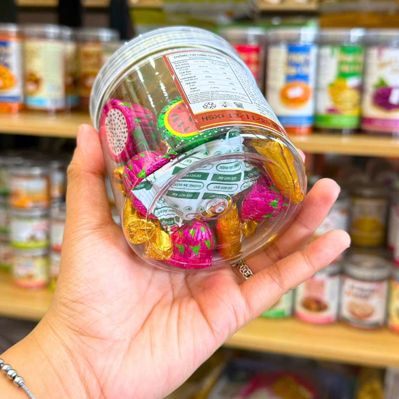 Kẹo Socola Mix Mini 250g - Hộp Pet 8 Kẹo Socola Mix Mini 250g - Hộp Pet