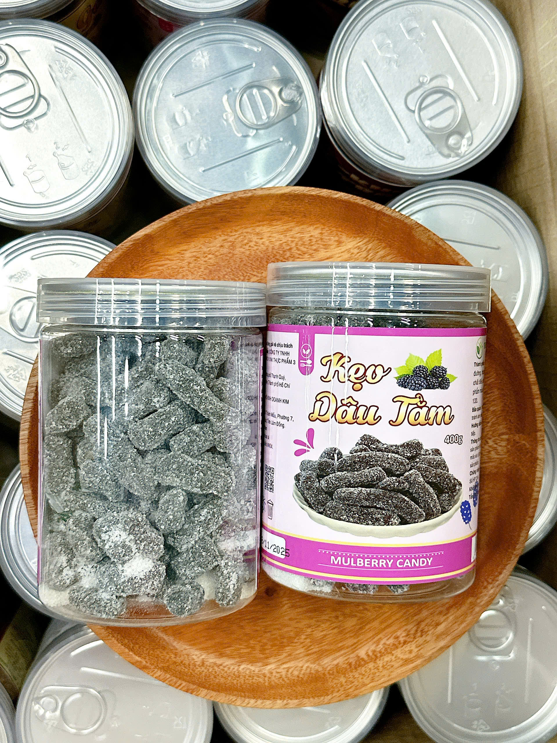 Sỉ kẹo Hương Dâu Tằm 400g - Hộp Pet 6 Sỉ kẹo Hương Dâu Tằm 400g - Hộp Pet