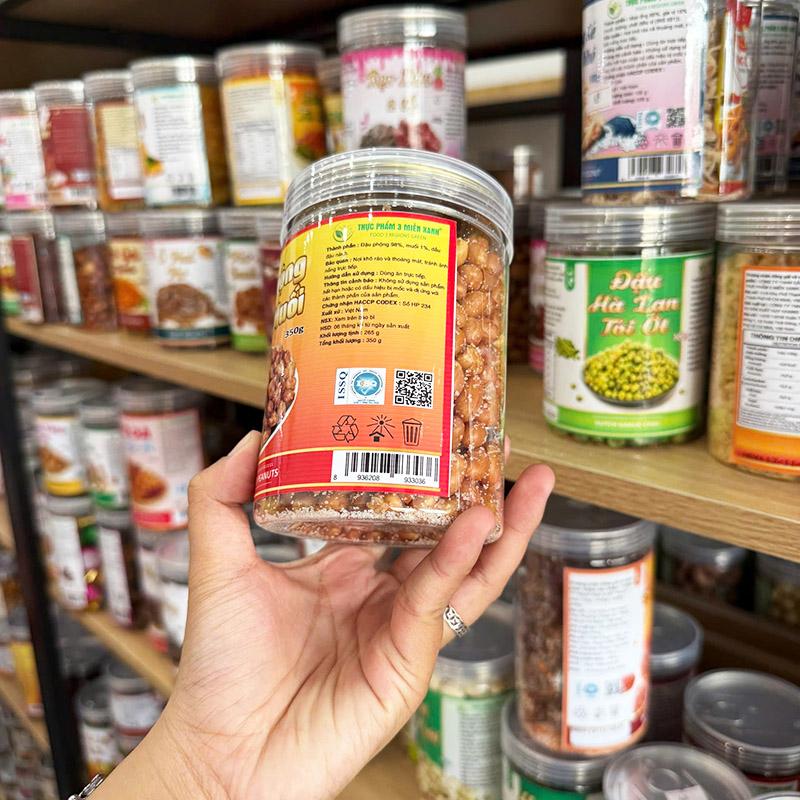 Đậu Phộng Chiên Muối Thơm Ngon 350g - Hộp Pet 5 Đậu Phộng Chiên Muối Thơm Ngon 350g - Hộp Pet