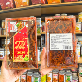 Khô Trâu Xé Sợi Tẩm Vị Bò Thơm Ngon 400g - Hộp Chữ Nhật Lớn - KTXSTVBHCNL400G