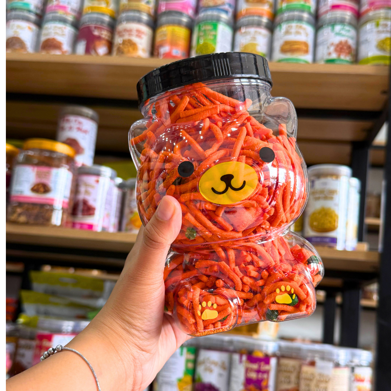 Phân phối snack Thập Cẩm (Bim Bim Tăm Đậu Hà Lan) 400g - Hộp Gấu Lớn 6 Phân phối snack Thập Cẩm (Bim Bim Tăm Đậu Hà Lan) 400g - Hộp Gấu Lớn