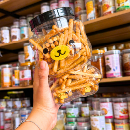 Bánh Quy Tạo Hình (Quy Đũa) 300g - Hộp Gấu Lớn - BQTHQDHGL300G