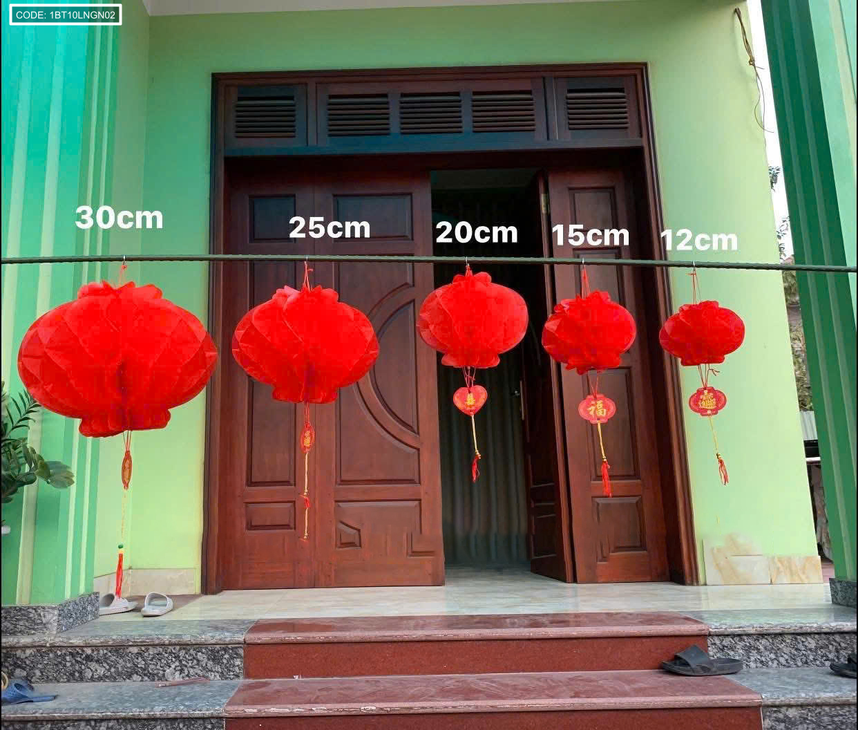 Phân phối 1 Bịt 10 LỒNG ĐÈN GIẤY( F20 / 15CM ) 11 Phân phối 1 Bịt 10 LỒNG ĐÈN GIẤY( F20 / 15CM )