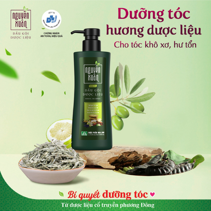 27385_57_20251213155434.png Dầu Gội Dược Liệu Nguyên Xuân Cho Tóc Hư Tổn 450ml - Xanh Lá Đậm - DGTDNXXLD450