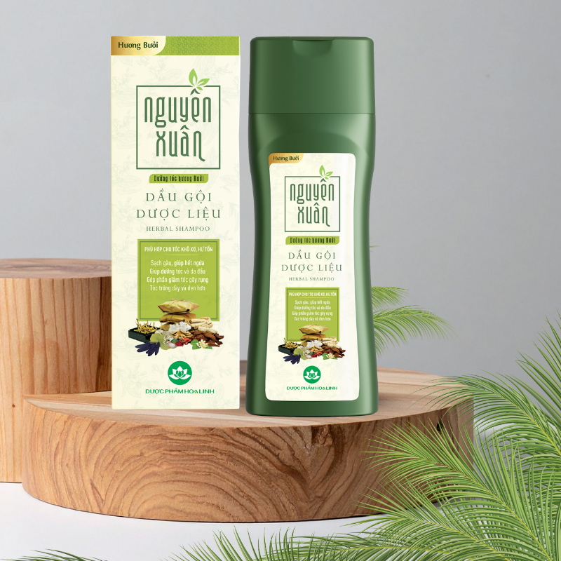 27391_20_20251213154150.png Dầu Gội Nguyên Xuân Dược Liệu Dưỡng Tóc Hương Bưởi 250ml - Xanh Lá Nhạt - DGTDNXXLN250