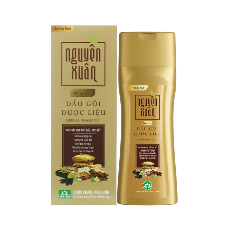 Dầu Gội Dược Liệu Nguyên Xuân Bồng Bềnh 250ml - Màu Kem 8 Dầu Gội Dược Liệu Nguyên Xuân Bồng Bềnh 250ml - Màu Kem