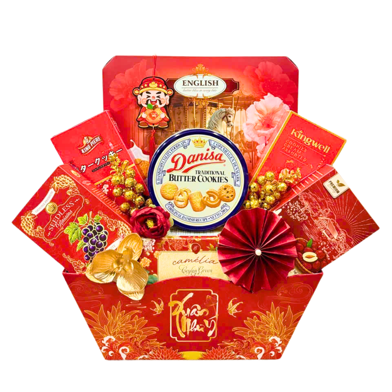 Giỏ Quà Tết - Quà Tặng Tết Sang Trọng - Quà Trang Trí Tết 7 Giỏ Quà Tết - Quà Tặng Tết Sang Trọng - Quà Trang Trí Tết