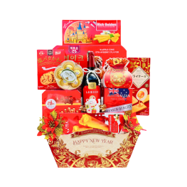 Hộp Quà Tết Rượu Bánh Kẹo Sang Trọng – Set Quà Cao Cấp - Quà Trang Trí Tết Biếu Ai Cũng Hợp - QTTT29