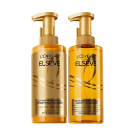 Dầu Gội Xả Loreal Paris Elseve Extraordinary Oil Smooth Dành Cho Tóc Khô Xoăn 440ml Loreal - 6923700914047CB