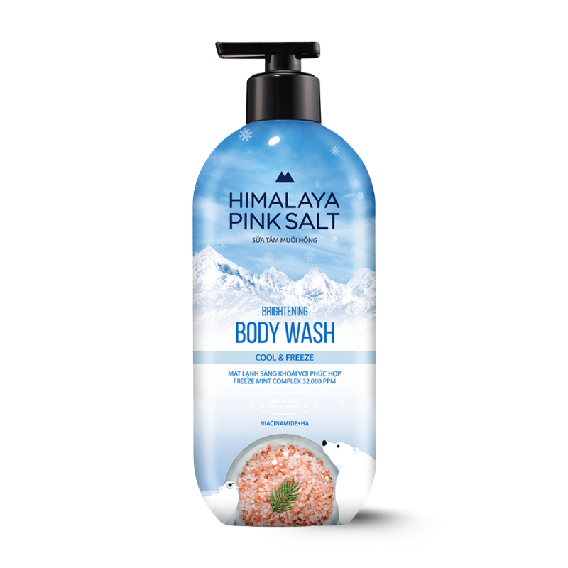 Sữa Tắm Muối Hồng Himalaya Pink Cool & Freeze Làm Sạch Dưỡng Ẩm 500g 7 Sữa Tắm Muối Hồng Himalaya Pink Cool & Freeze Làm Sạch Dưỡng Ẩm 500g