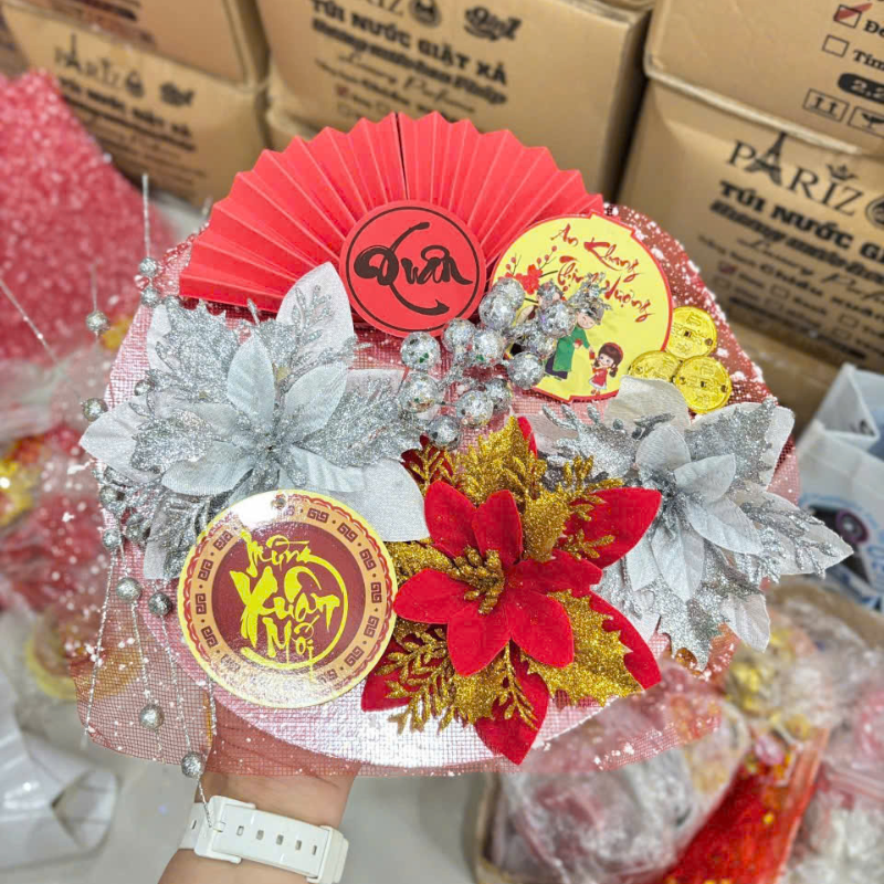 Đánh giá set Tráp Trang Trí Tết - Mẹt Hoa Nhỏ Tết 3 Đánh giá set Tráp Trang Trí Tết - Mẹt Hoa Nhỏ Tết