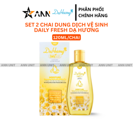 Combo 2 Chai Dung Dịch Vệ Sinh Dạ Hương Daily Fresh Moisture Màu Vàng 120ml/chai - DDVSDHDFV120
