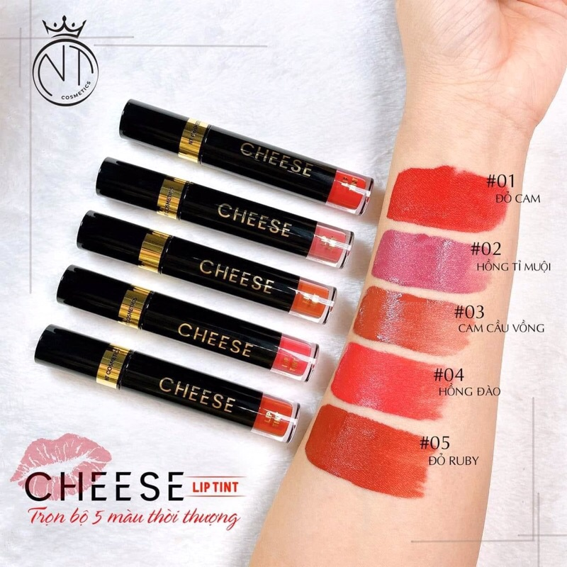 27680_38_20251217094058.png Son Môi Cheese Lip Tint Nt Cosmetic - Son Kem Lì 5 Màu - SONCHEESE