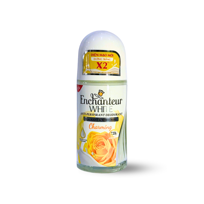 Lăn Khử Mùi Enchanteur Charming 72h 50ml - Lăn Nách Dưỡng Sáng Da Màu Vàng 8 Lăn Khử Mùi Enchanteur Charming 72h 50ml - Lăn Nách Dưỡng Sáng Da Màu Vàng