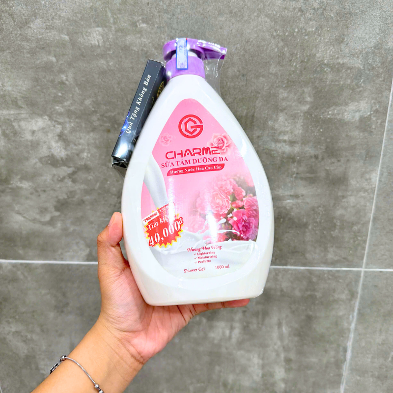 27720_14_20251222100319.png Sữa Tắm Charme Hương Hoa Hồng - Sữa Tắm Hương Nước Hoa Charme 1 Lít - 8935355901714