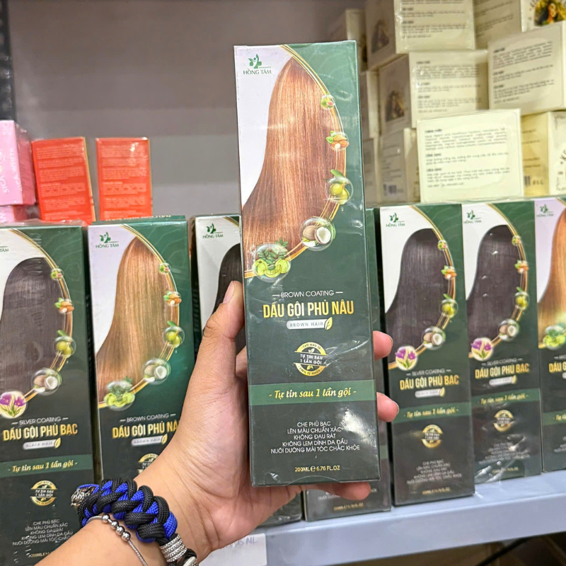 27759_12_20251224162300.png Dầu Gội Phủ Bạc Hồng Tâm Màu Nâu 200ml - 8938529135359