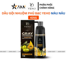 Dầu Gội Phủ Bạc Yeho Y2 425g - Dầu Gội Nhuộm Phủ Bạc Màu Nâu - 8936208981334