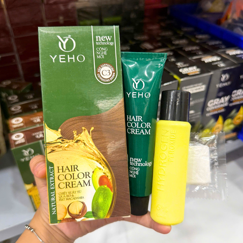 27767_45_20251225122403.png Kem Nhuộm Phủ Bạc Yeho C3 Màu Nâu Cà Phê - Kem Nhuộm Yeho - 8936208981273