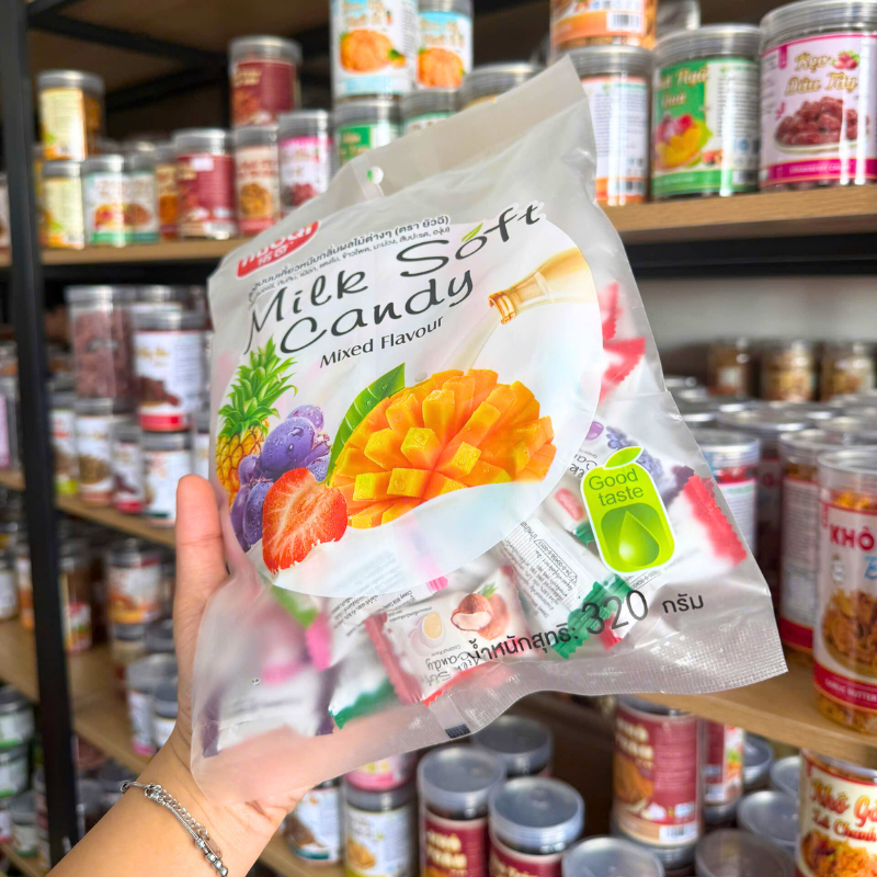 Đánh giá kẹo Mềm Milk Soft Candy Mixed Flavour - Kẹo Dẻo Hương Trái Cây 320g 5 Đánh giá kẹo Mềm Milk Soft Candy Mixed Flavour - Kẹo Dẻo Hương Trái Cây 320g