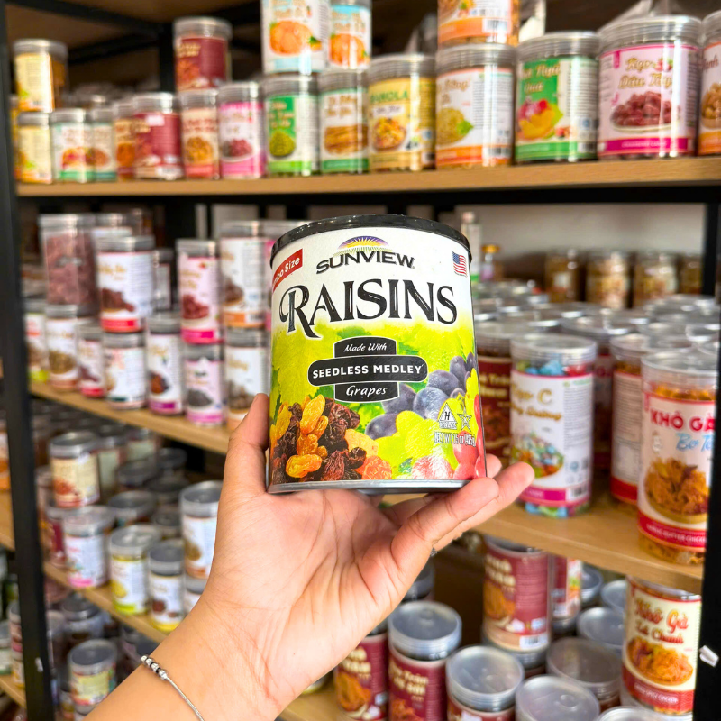 Sỉ nho Sấy Khô 3 Màu Sunview Raisins 425g 5 Sỉ nho Sấy Khô 3 Màu Sunview Raisins 425g