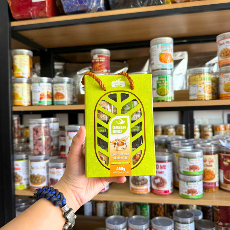 Yến Sào Và Sâm Lát Green Bird 288g - Yến Green Bird (4 Hũ x 72g) 5 Yến Sào Và Sâm Lát Green Bird 288g - Yến Green Bird (4 Hũ x 72g)