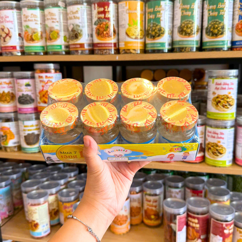 8 Hũ Tổ Yến Chưng Sallanest (Em Bé, Đông Trùng, Đường Phèn) - 30% Yến Tươi Salla Nest 17 8 Hũ Tổ Yến Chưng Sallanest (Em Bé, Đông Trùng, Đường Phèn) - 30% Yến Tươi Salla Nest