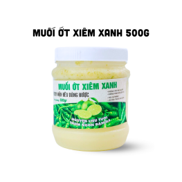 Muối Chấm Thơm Ngon 500g - Muối Ớt Xiêm Xanh Chay Mặn Đều Dùng Được - MOXX500G