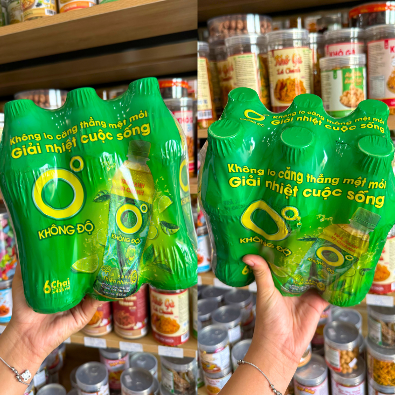 Set 6 Chai Trà Xanh Không Độ Number 1 - Trà Xanh Vị Chanh Thiên Nhiên Không Độ (455ml/Chai) 6 Set 6 Chai Trà Xanh Không Độ Number 1 - Trà Xanh Vị Chanh Thiên Nhiên Không Độ (455ml/Chai)