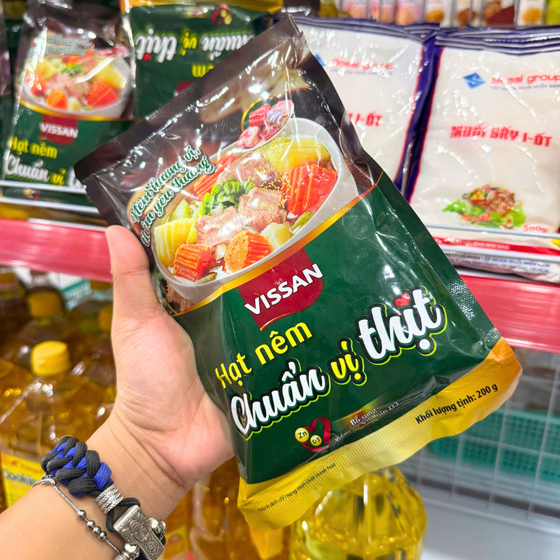 Hạt Nêm VISSAN Chuẩn Vị Thịt 200g 6 Hạt Nêm VISSAN Chuẩn Vị Thịt 200g