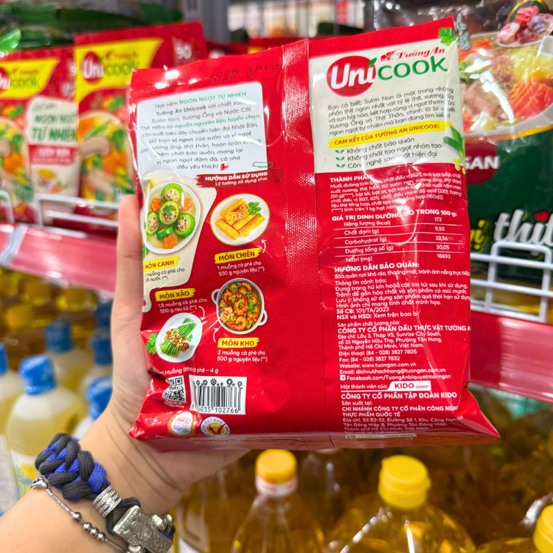 Đánh giá hạt Nêm TƯỜNG AN Sườn Non Unicook 170g 5 Đánh giá hạt Nêm TƯỜNG AN Sườn Non Unicook 170g