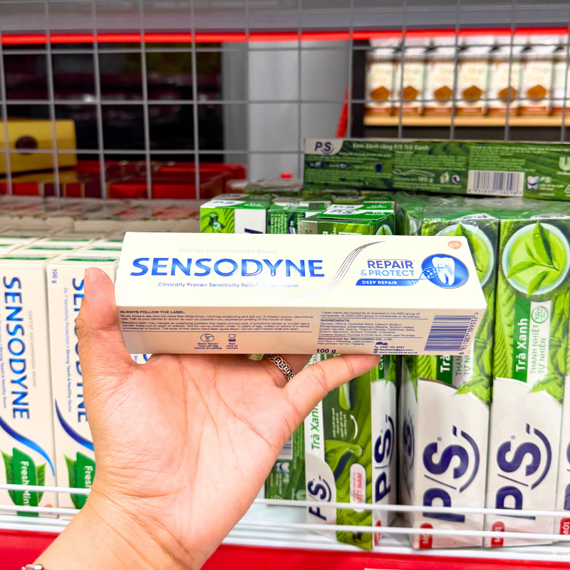 Phân phối kem Đánh Răng Sensodyne Fresh Mint Giảm Ê Buốt Tuýp 100g 6 Phân phối kem Đánh Răng Sensodyne Fresh Mint Giảm Ê Buốt Tuýp 100g