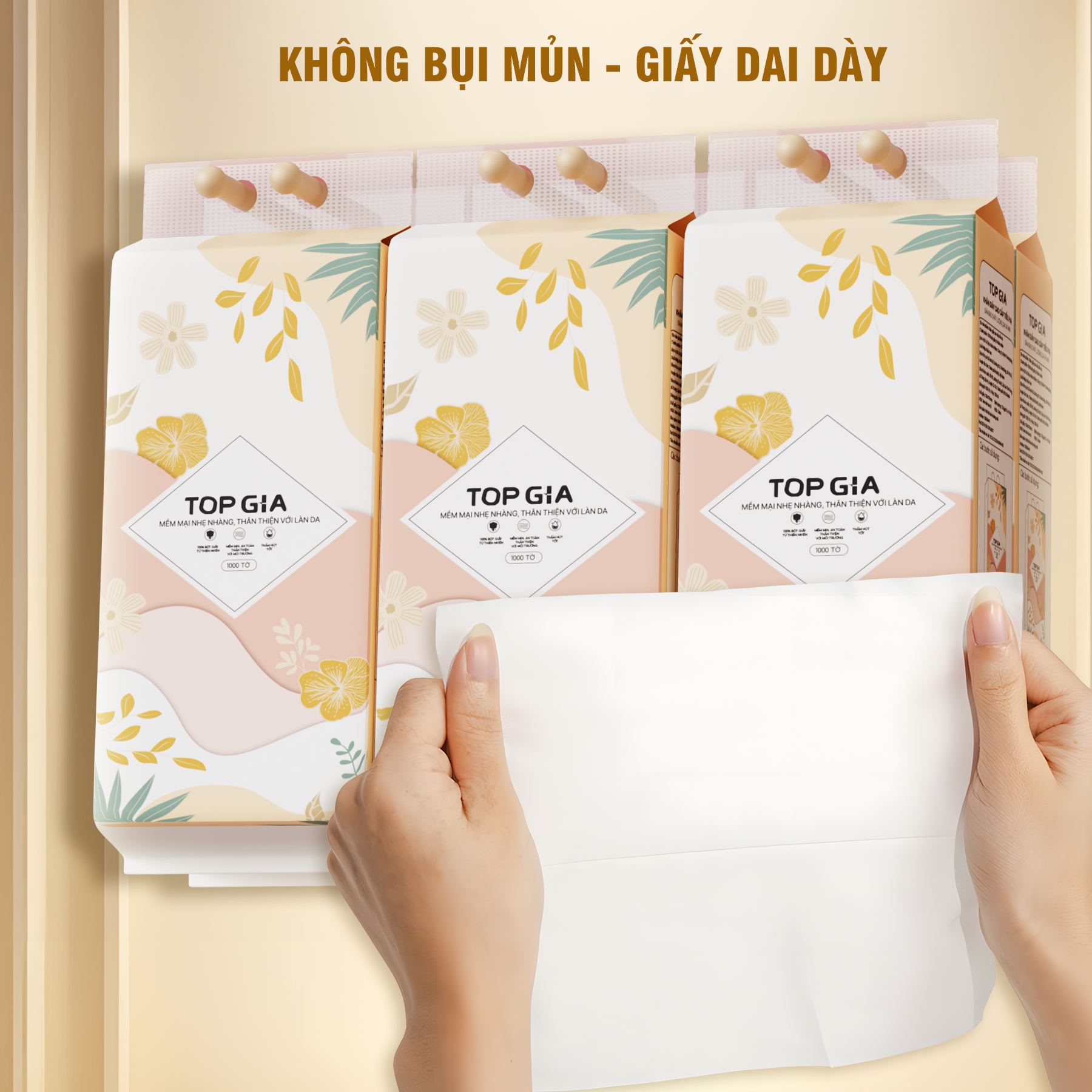 1 Gói Giấy Ăn Rút Đáy Topgia Tiểu Hạ 9 1 Gói Giấy Ăn Rút Đáy Topgia Tiểu Hạ