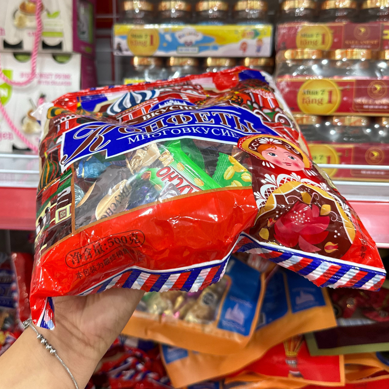 Kẹo Socola Búp Bê Nga 500g 5 Kẹo Socola Búp Bê Nga 500g